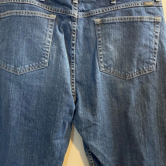 WRANGLER Advanced Comfort Jeans Denim Pants Size 38 X 30 Dark Wash - Picture 4 of 9
